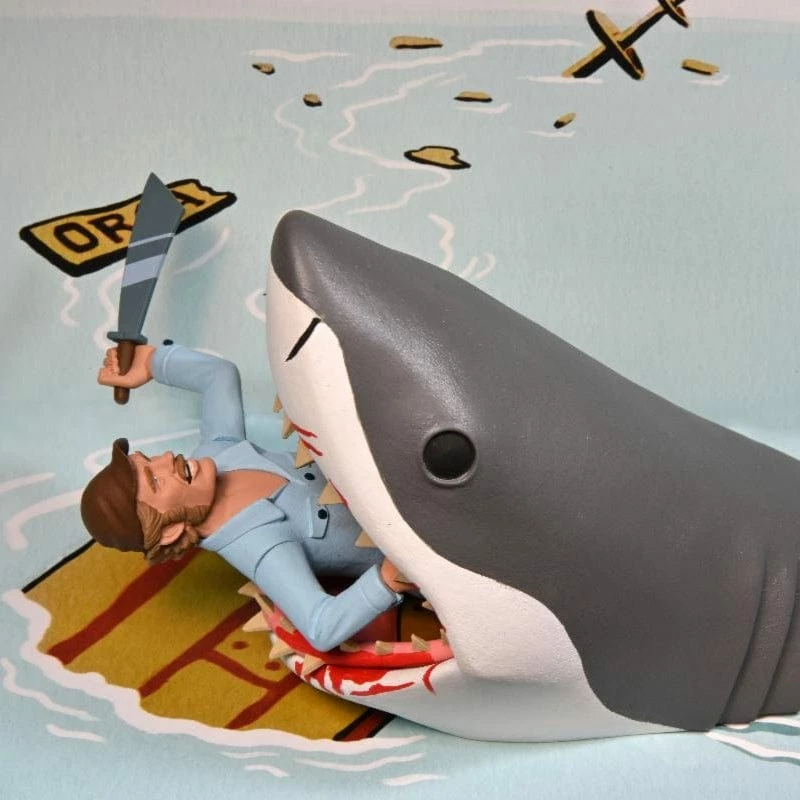 Jaws Toony Terrors Jaws And Quint 6 Inch Scale Action Figure 2Pack