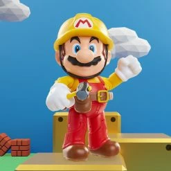 Official Super Mario Mario Maker With Utility Belt 10cm / 4" Figure Nintendo
