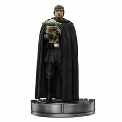 The Mandalorian Official Iron Studios Luke Skywalker And Grogu 1:10 Art Scale Statue Premium Collectibles