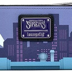 Villians LoungeFly Batman Women Villains Chibi AOP Mini Wallet