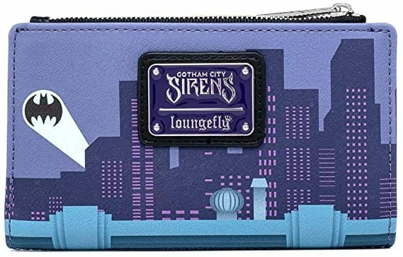 Villians LoungeFly Batman Women Villains Chibi AOP Mini Wallet
