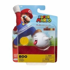 Official Super Mario Boo With Gold Coin 10cm / 4