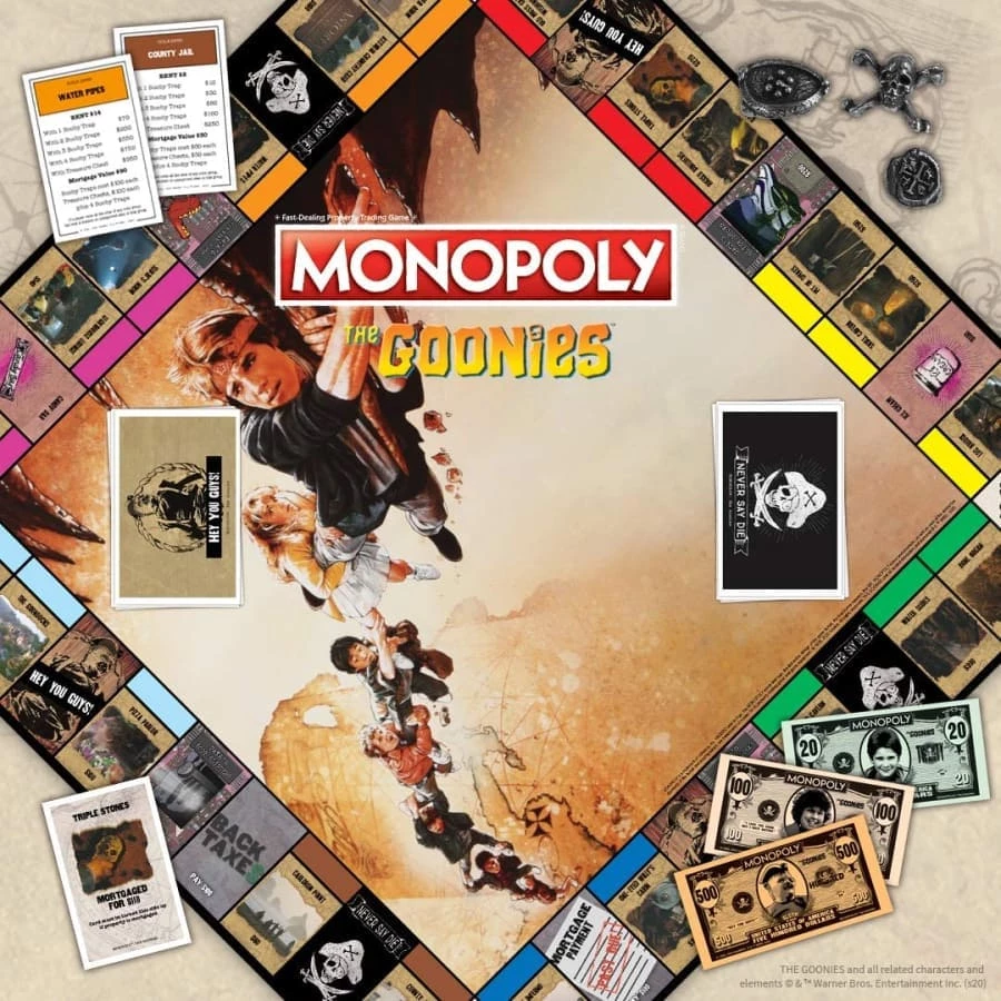 Official The Goonies Monopoly Board & Card Games