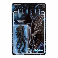 Official Alien Super7 ReAction Figure Alien Warrior Nightfall Blue Horror
