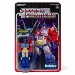 Official Transformers Super7 ReAction Figure Optimus Prime