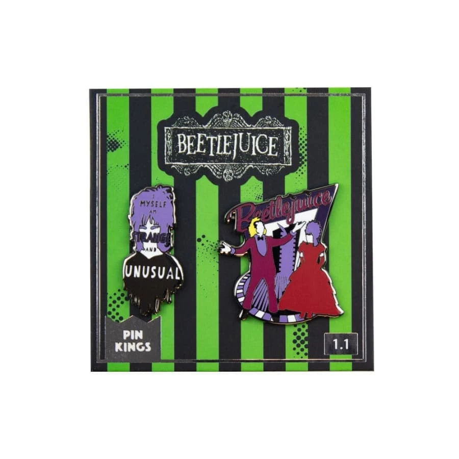 Pin Kings Beetlejuice Enamel Pin Badge Set 1.1 Accessories