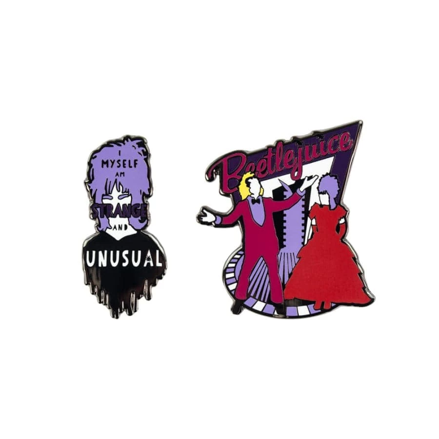 Pin Kings Beetlejuice Enamel Pin Badge Set 1.1 Accessories