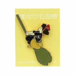 Accessories Official Studio Ghibli Kiki's Delivery Service Pin Badge Jiji Broom