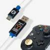 Official Back To The Future LED Micro USB Cable & Thumb Grips (PS4 And Xbox One) Gaming Accessories