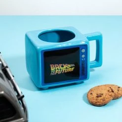 Official Back To The Future: Logo Retro TV Heat Change Mug
