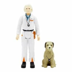 Official Back To The Future 80s Doc Brown Super7 ReAction Figure