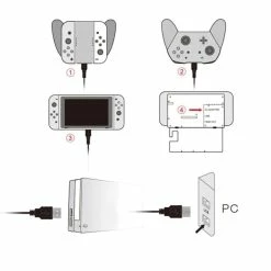 Gaming Accessories Numskull Nintendo Switch USB C Fast Charge Cable