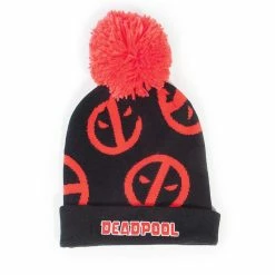 Official Deadpool Symbol Beanie & Scarf Gift Set