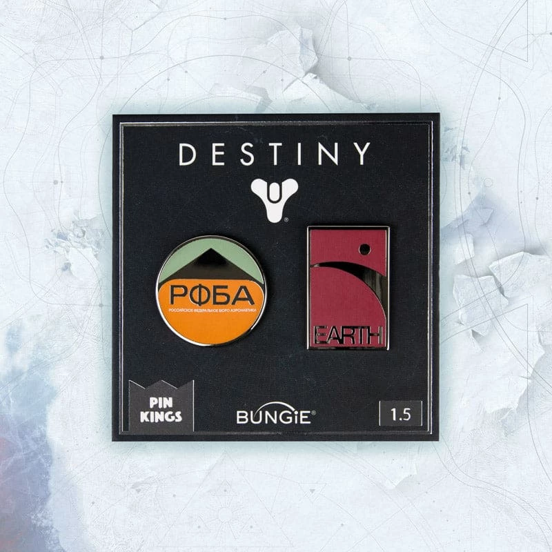 Pin Kings Destiny Enamel Pin Badge Set 1.5 β PΠ€ΠA And Earth