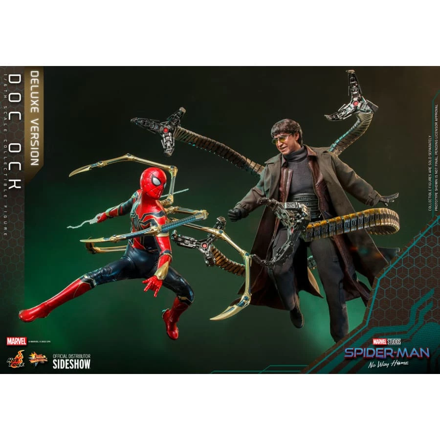 Official Hot Toys Marvel Spider-Man No Way Home Doc Ock 1:6 Scale Figure (Deluxe Version) Avengers