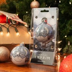 Bethesda Christmas Decoration Bauble Heads Skyrim ‘Dovahkiin’ Christmas Decoration / Ornament
