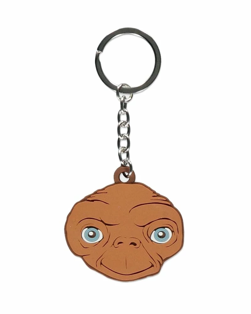 ET Official E.T. Rubber Flat Face Rubber Keychain Keyrings