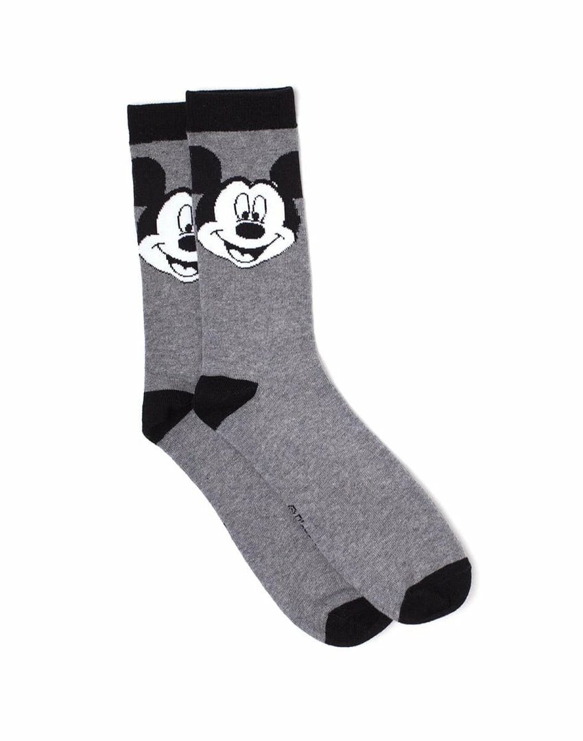 Disney Official Mickey Mouse Big Face Socks Apparel