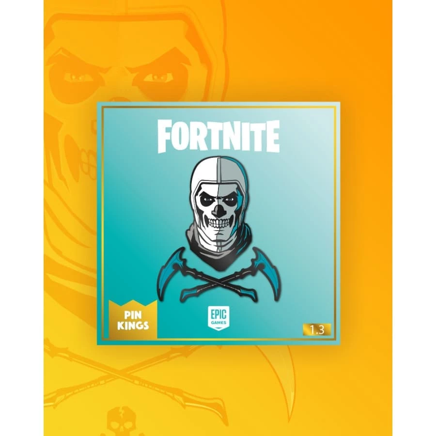 Pin Kings Fortnite Enamel Pin Badge Set 1.3 - Skull Trooper Accessories