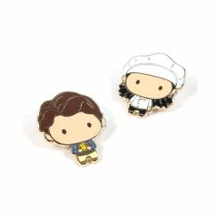 Pin Kings Friends Enamel Pin Badge Set 1.2 - Monica & Chandler Accessories
