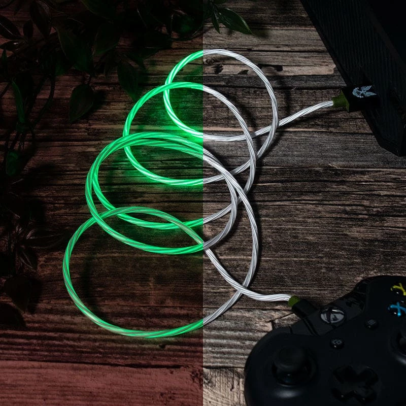 Official Halo LED Micro USB Cable (PS4 And Xbox One) Gaming Accessories