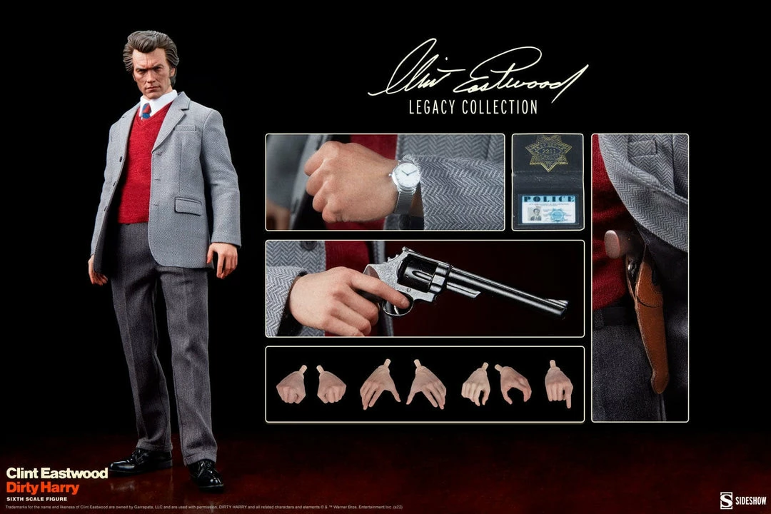 Official Sideshow Collectible Dirty Harry - Harry Callahan 1:6 Scale Figure Premium Collectibles