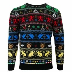 Harry Potter Christmas Jumper Official Harry Potter Houses Christmas Jumper / Ugly Sweater