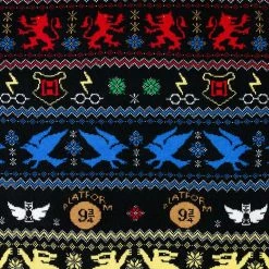 Harry Potter Christmas Jumper Official Harry Potter Houses Christmas Jumper / Ugly Sweater