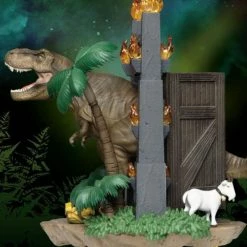 Official Jurassic Park D-Stage PVC Diorama Park Gate 15cm (6