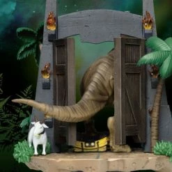 Official Jurassic Park D-Stage PVC Diorama Park Gate 15cm (6
