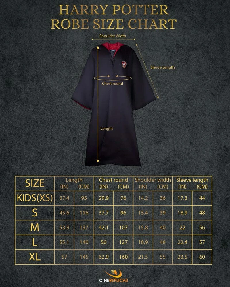 Official Harry Potter Hufflepuff Wizard Robe / Cloak