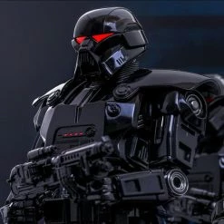 Official Hot Toys Star Wars The Mandalorian Dark Trooper 1:6 Scale Figure