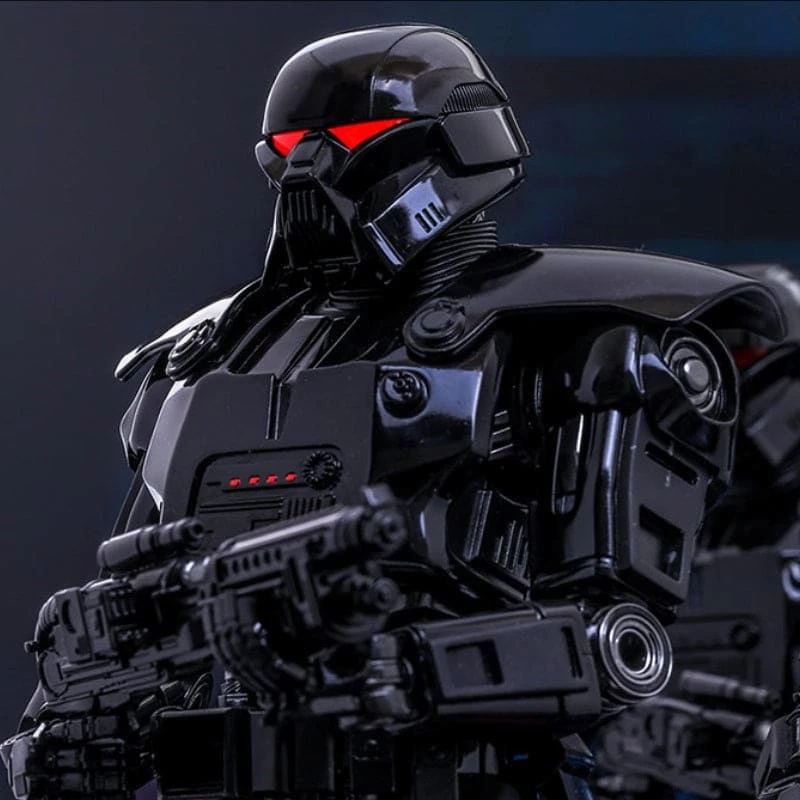 Official Hot Toys Star Wars The Mandalorian Dark Trooper 1:6 Scale Figure