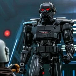Official Hot Toys Star Wars The Mandalorian Dark Trooper 1:6 Scale Figure