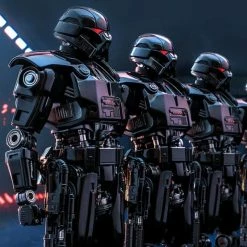 Official Hot Toys Star Wars The Mandalorian Dark Trooper 1:6 Scale Figure