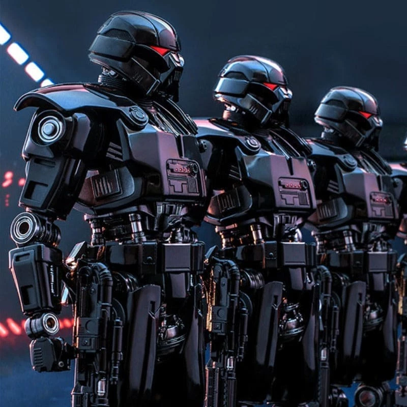 Official Hot Toys Star Wars The Mandalorian Dark Trooper 1:6 Scale Figure