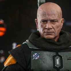 The Mandalorian Official Hot Toys Star Wars Boba Fett (Repaint Armour) And Throne 1:6 Scale Figure