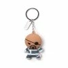 Keyrings Official Marvel Avengers Nick Fury Kawaii 3D Rubber Keyring / Keychain