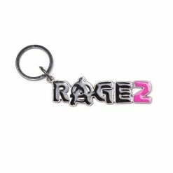 Official Rage 2 Metal Keyring Keyrings