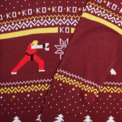 Street Fighter Christmas Jumper Official Street Fighter Ken Vs. Ryu Christmas Jumper / Ugly Sweater