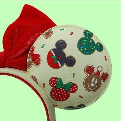 Mickey Mouse Loungefly Disney Mickey & Minnie Christmas Cookies Headband