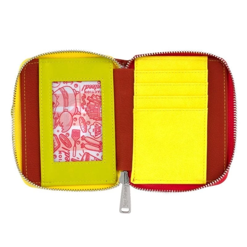 Loungefly Nickelodeon Spongebob Squarepants Plankton Krabby Patty Zip Around Wallet