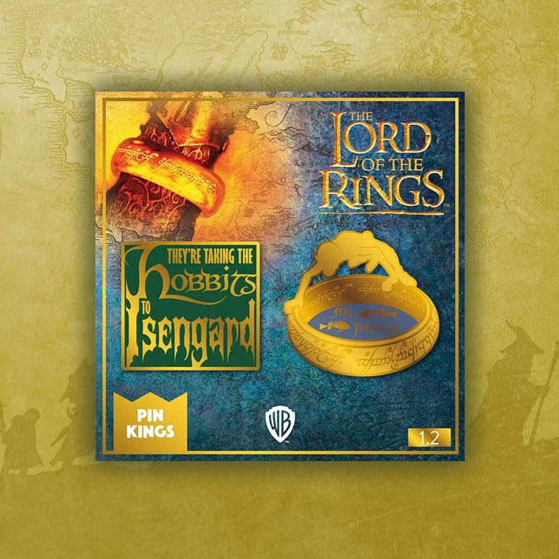 Pin Kings Lord Of The Rings Enamel Pin Badge Set 1.2 β Hobbits To Isengard & Gollum Accessories