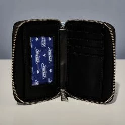 LoungeFly Dc Superheroes Chibi Lineup Zip Around Wallet