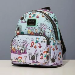 LoungeFly Disney Hocus Pocus Scene Aop Mini Backpack
