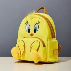 LoungeFly Looney Tunes Tweety Plush Mini Backpack