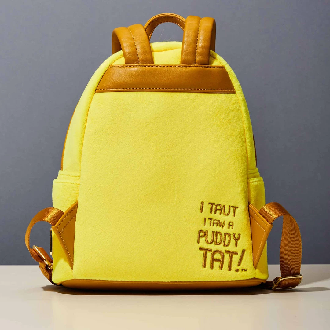 LoungeFly Looney Tunes Tweety Plush Mini Backpack