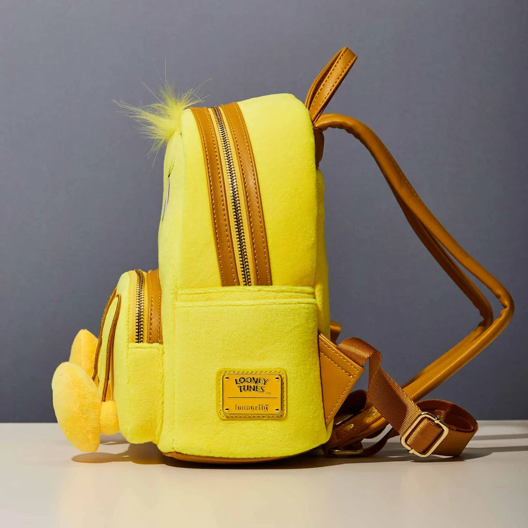 LoungeFly Looney Tunes Tweety Plush Mini Backpack