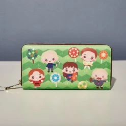 LoungeFly Wb Charlie And The Chocolate Factory 50Th Anniversary Zip Around Wallet