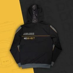 Apparel Official Mega Drive 'MD16-Bit' Black Hoodies (Unisex)
